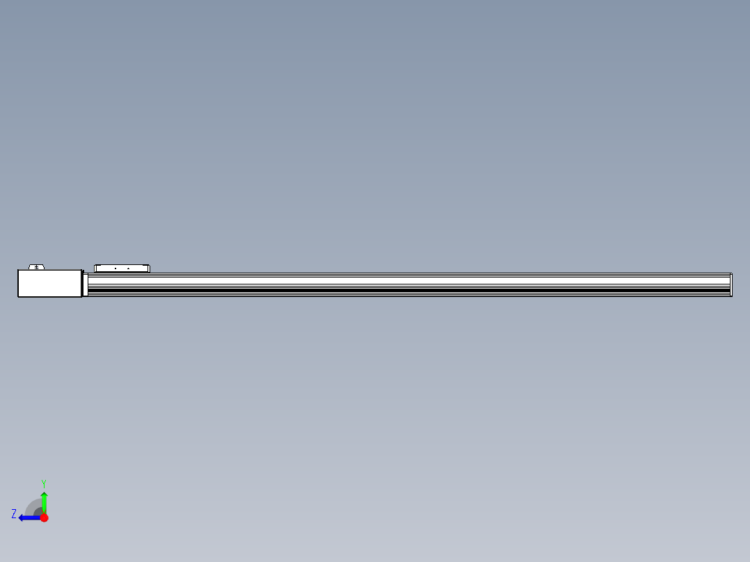 同步带全封闭直线模组TPA-HCB-105D-90-L1300-MR-Y-P20-N3右视图
