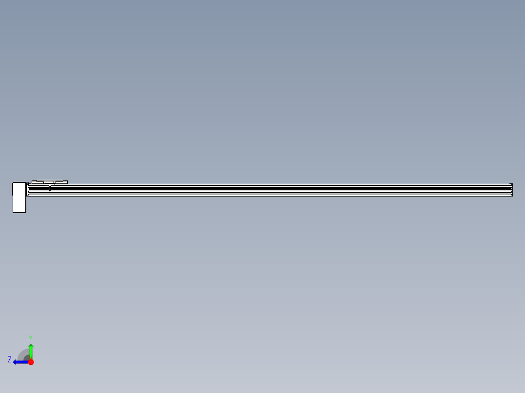 同步带全封闭直线模组TPA-HCB-14D-120-L2150-RP-C-P40-N3右视图