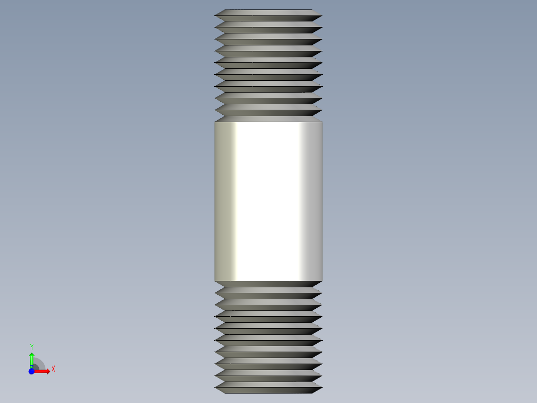管道手动球阀-水管开关阀-手动阀门UNC.1-2(13)_45前视图