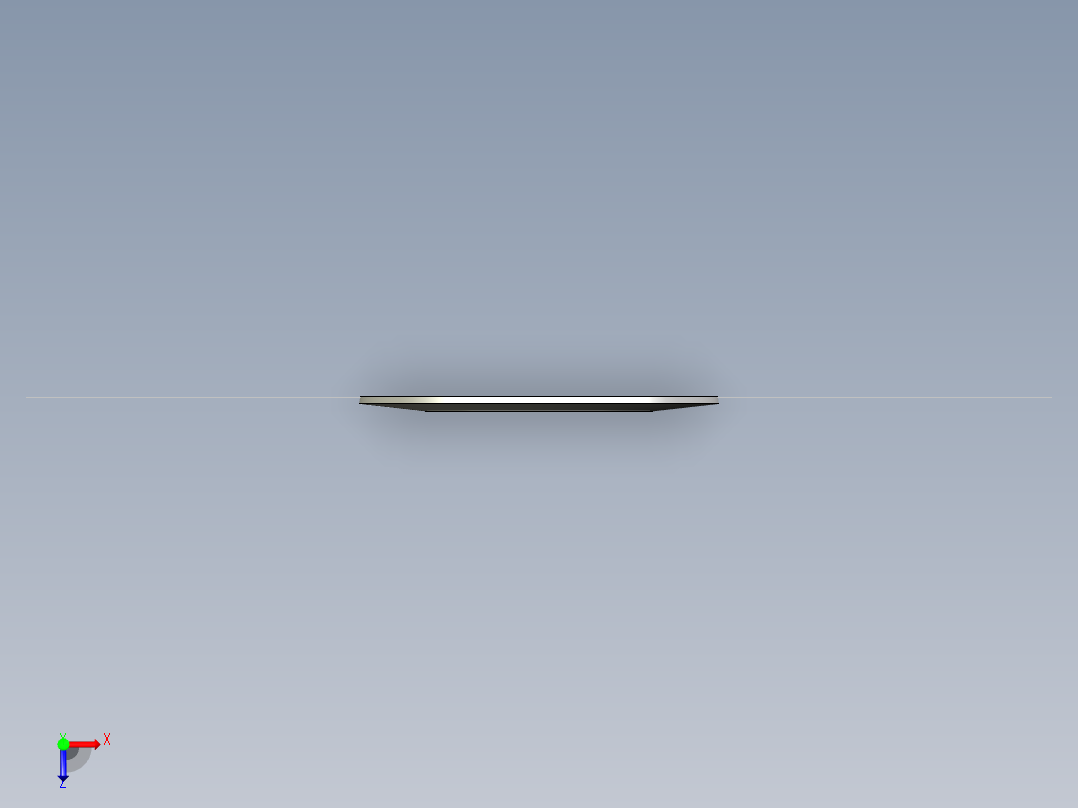 盤型彈簧(軸承用)DS-3D多系列多零件图纸模型俯视图