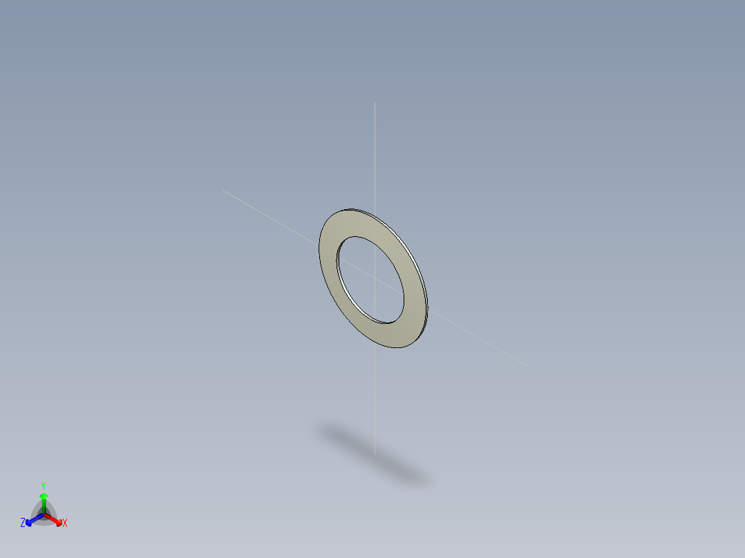 盤型彈簧(軸承用)DS-3D多系列多零件图纸模型正等轴测图