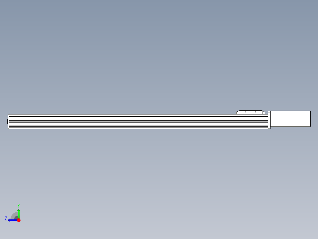 同步带全封闭直线模组TPA-HCB-85D-90-L900-ML-C-P20-N3右视图