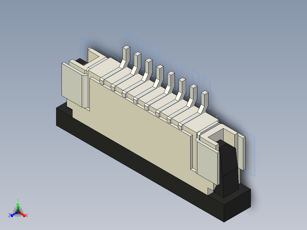 连接器 SM-FFC3B05-08-T主视图