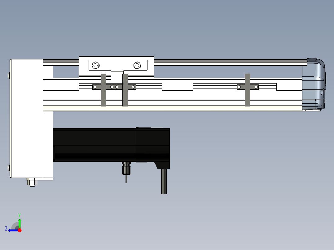 Toyo东佑达直线模组-ETH10-150-BM-100W+ 煞車右视图