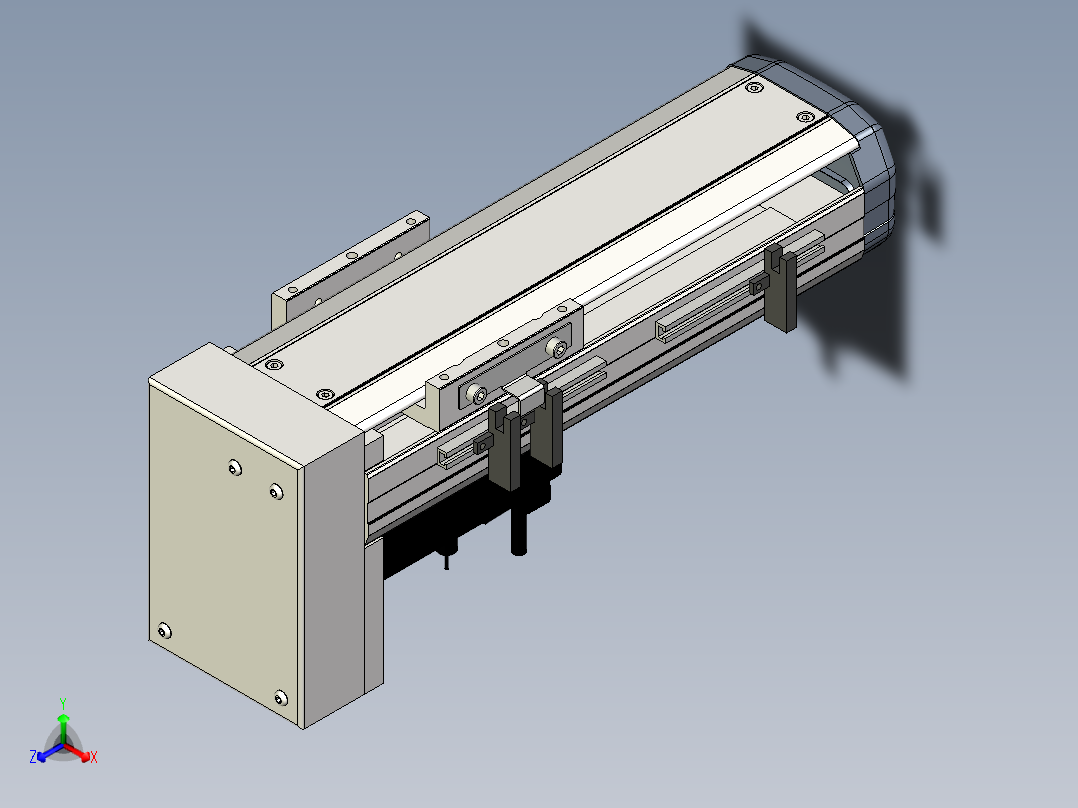 Toyo东佑达直线模组-ETH10-150-BM-100W+ 煞車正等轴测图