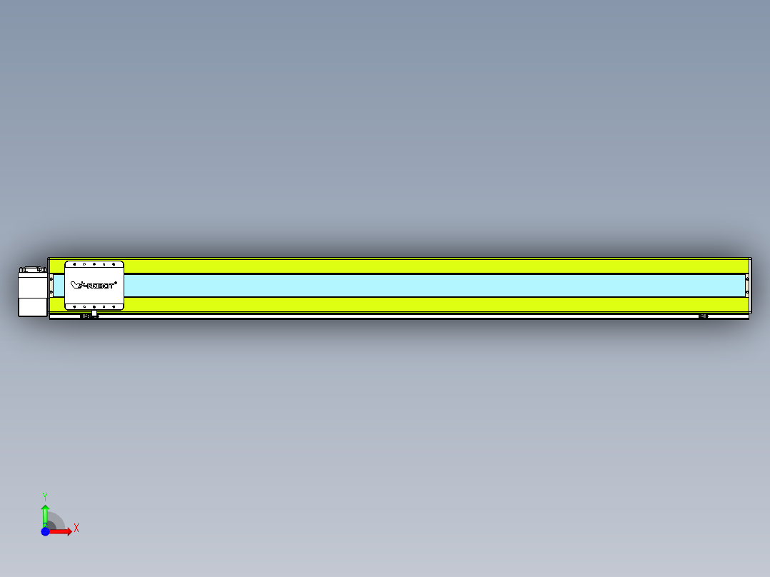威洛博VBC同步带传动一无尘环境VBC17-L45-S1850-BLD-ZP75-C3前视图