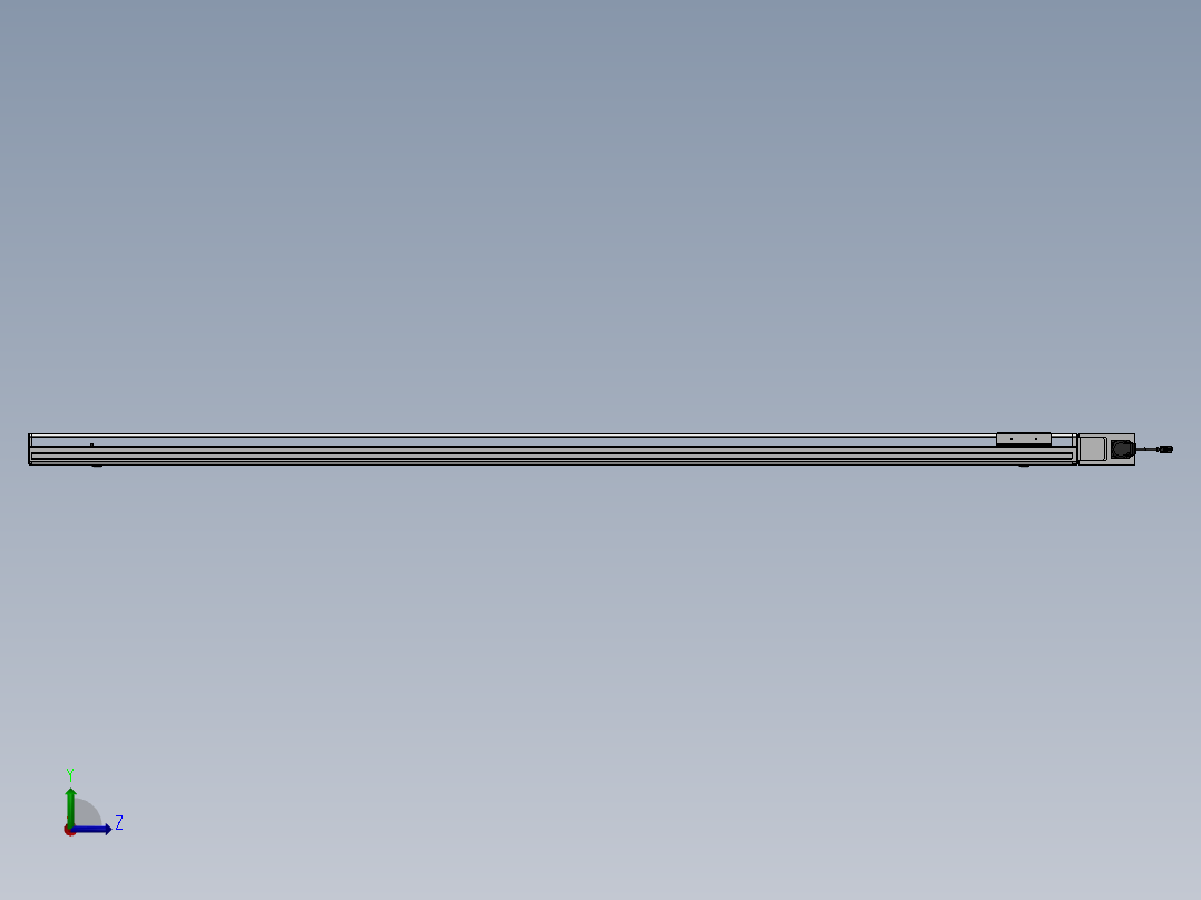 精密模组MT100-L78-1900-R-M10-C4左视图