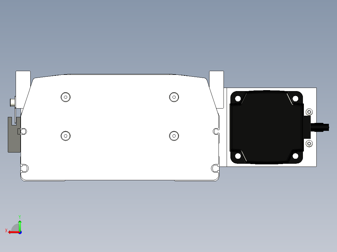 Toyo东佑达直线模组-ETH22-1100-BR-750W+煞車后视图