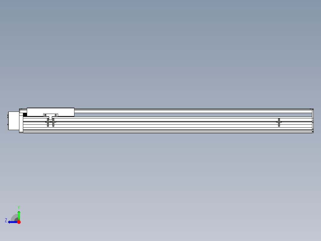 Toyo东佑达直线模组-ETH22-1100-BR-750W+煞車右视图