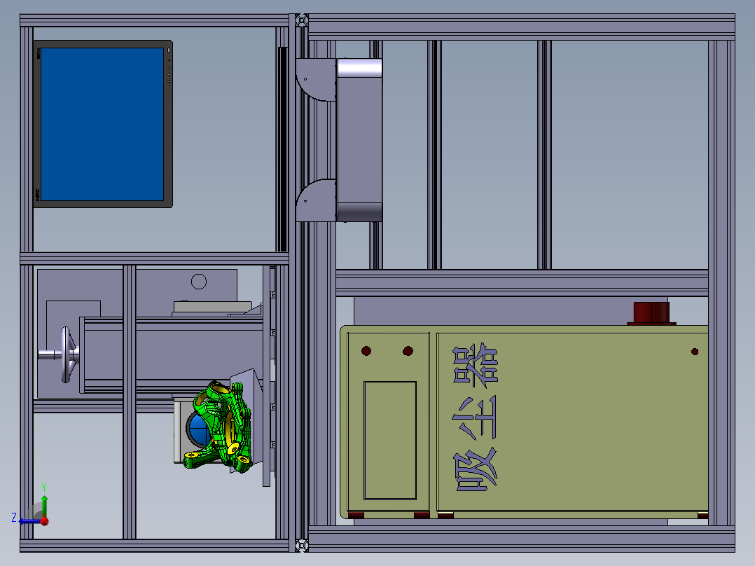 激光打标设备12右视图
