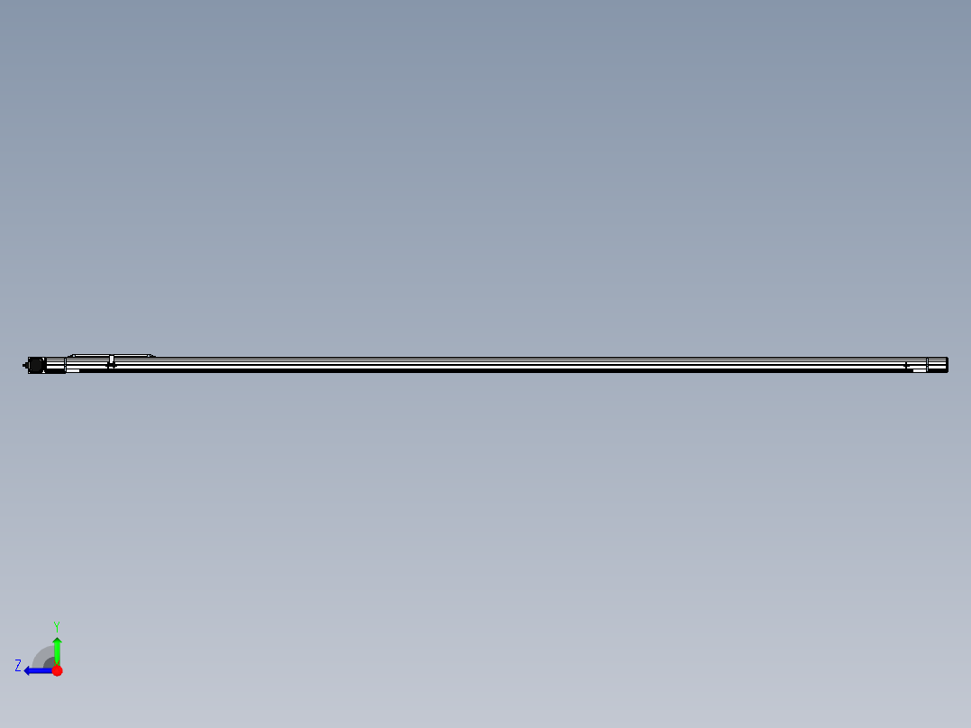 Toyo东佑达直线模组-M65-M-3300-L-M40-C4右视图