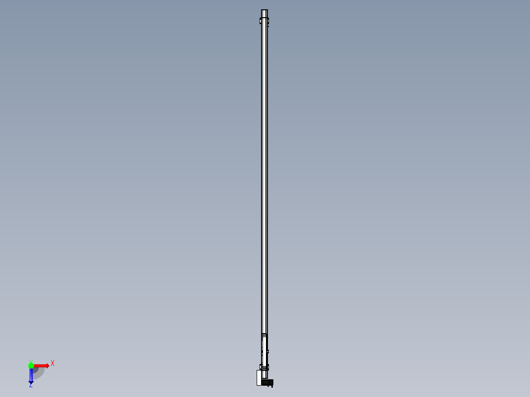 Toyo东佑达直线模组-M65-M-3300-L-M40-C4俯视图