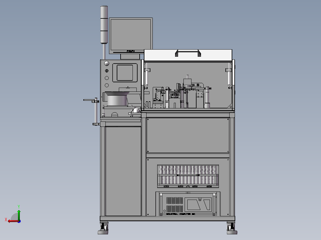 SMT测试分选设备后视图