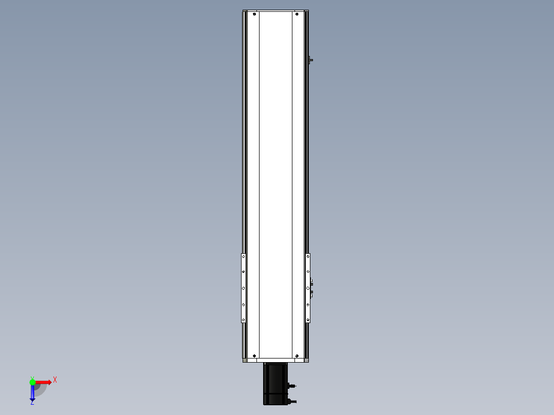 Toyo东佑达直线模组-ETH22-750-BC-750W俯视图