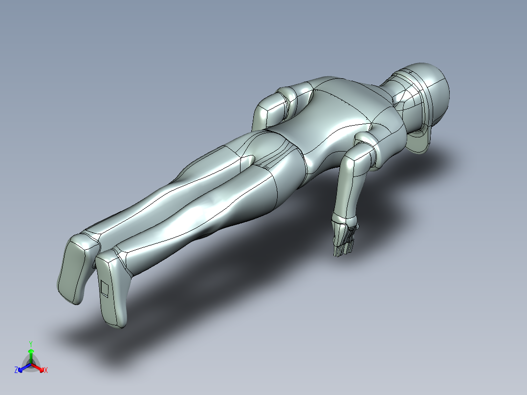 操作员(人)正等轴测图