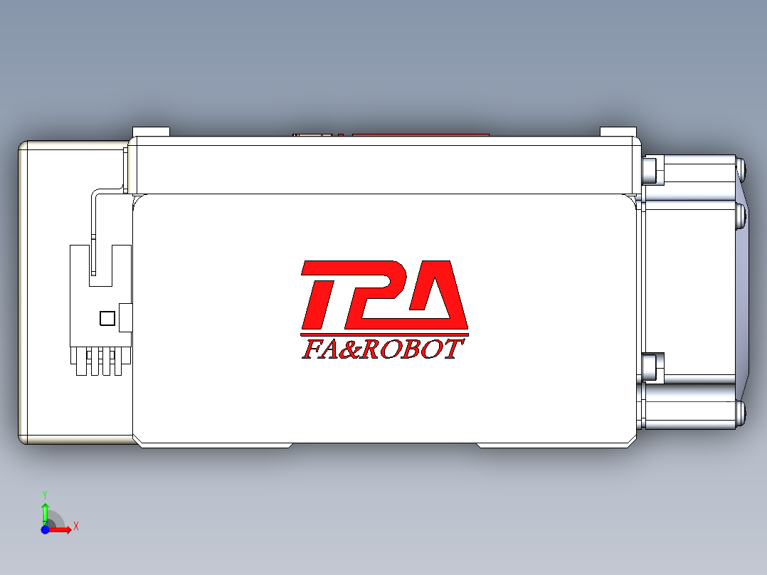 同步带全封闭直线模组TPA-HCB-110D-90-L550-MR-C-P40-N3前视图