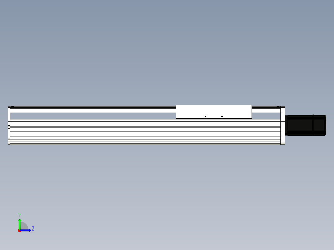Toyo东佑达直线模组-ETH22-450-BC-400W左视图