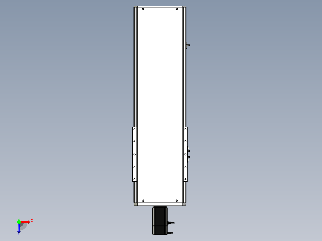 Toyo东佑达直线模组-ETH22-450-BC-400W俯视图