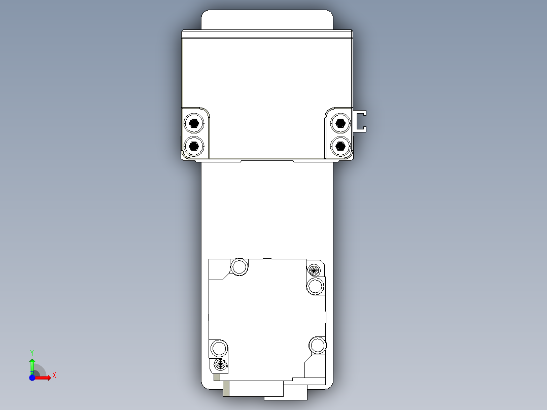 钢基模组-TPA-KSR-6005C-400A1-MP-H1S0前视图