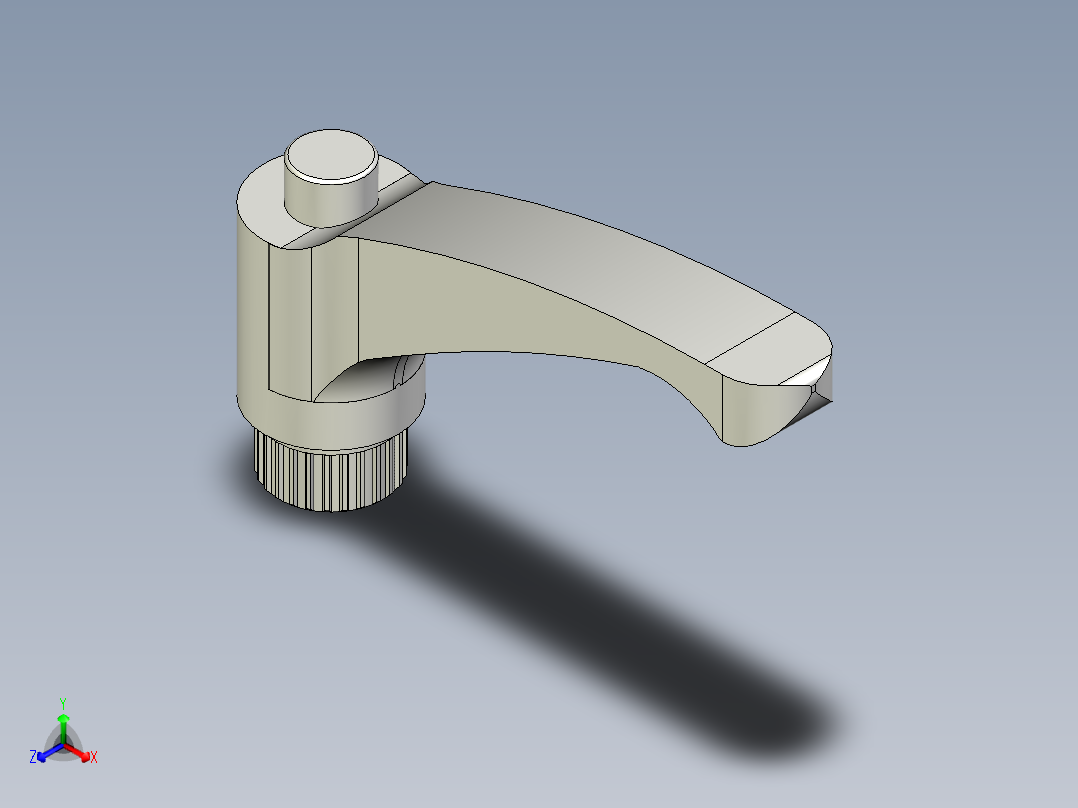 人體工學型調整把手(母牙 SUS製)ERX.SST-3D多系列多零件图纸模型正等轴测图