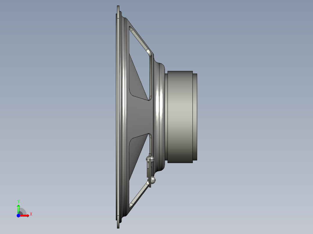 小喇叭_扬声器前视图