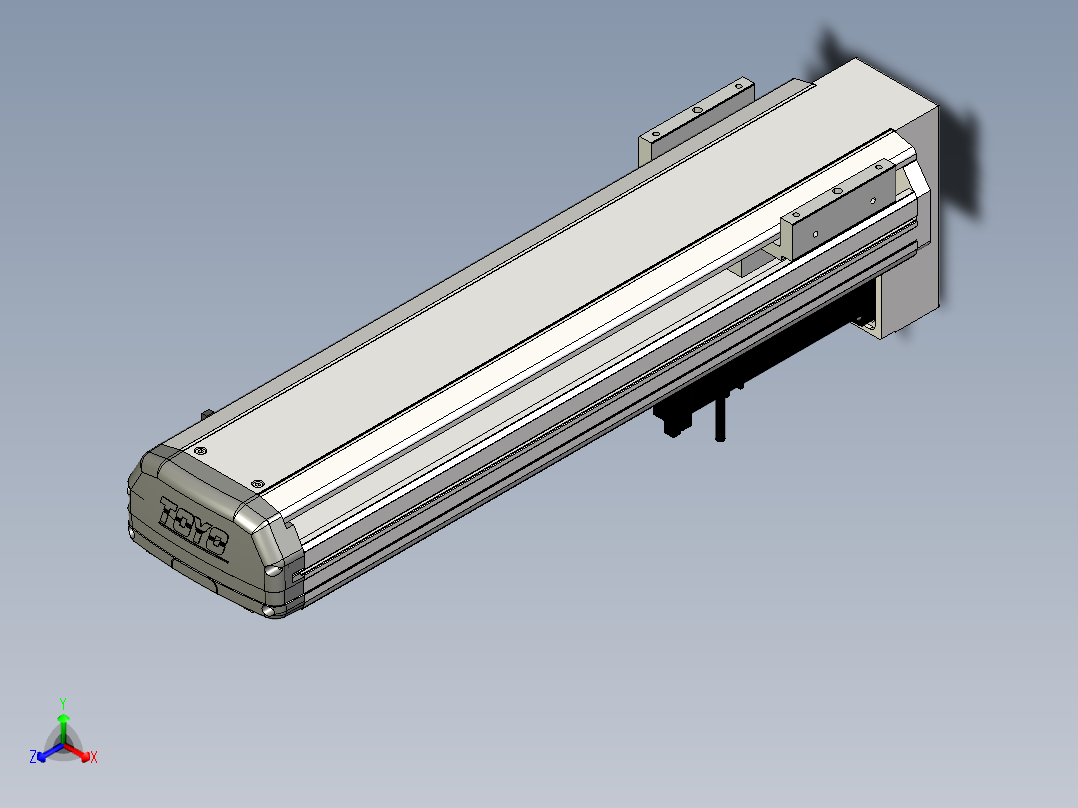 Toyo东佑达直线模组-ETH13-400-BM-400W+煞車主视图