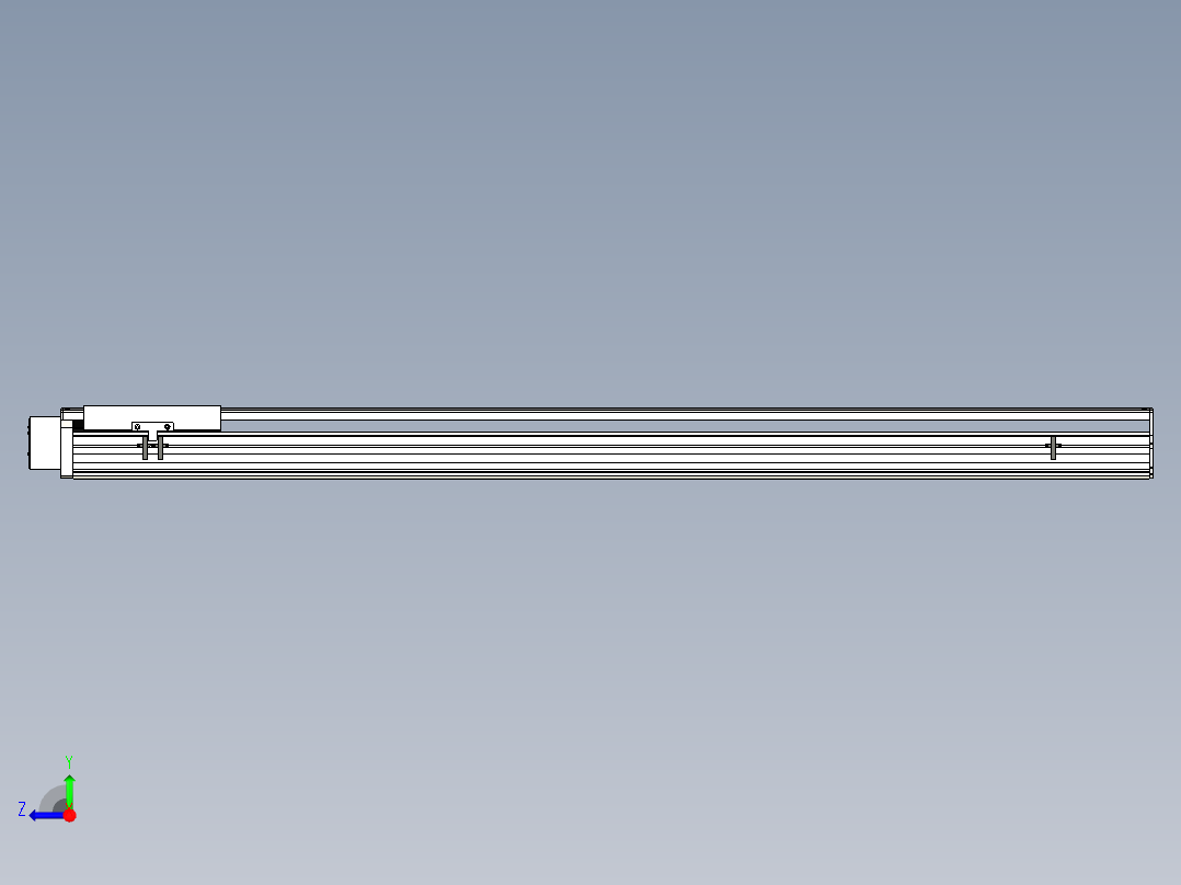 Toyo东佑达直线模组-ETH22-1500-BR-750W+煞車右视图
