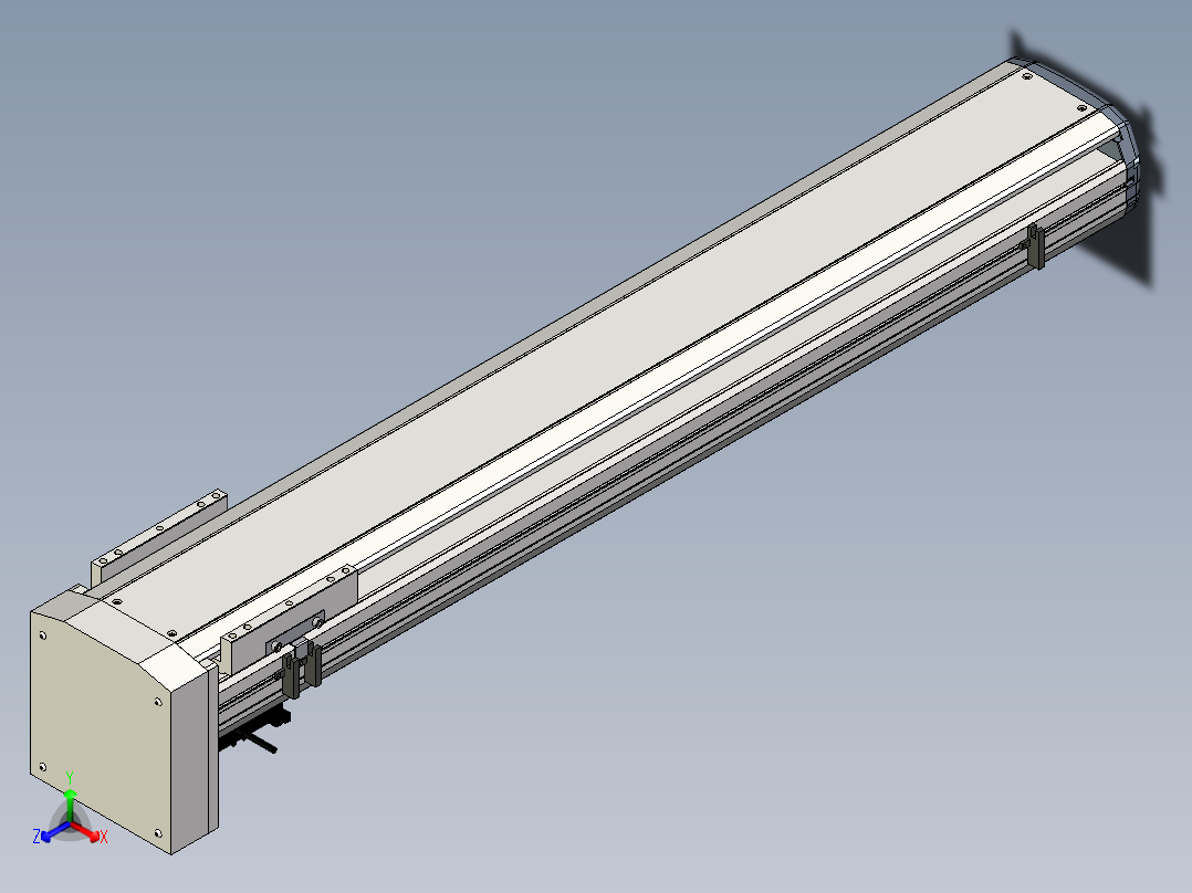 Toyo东佑达直线模组-ETH17-900-BM-M40正等轴测图