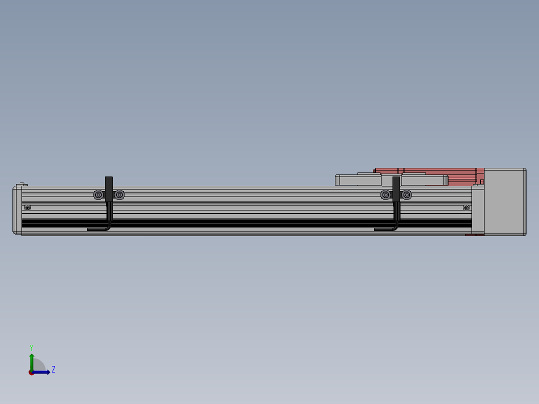 精密模组MY60-T10-250L-BL-P20B-C4-C左视图