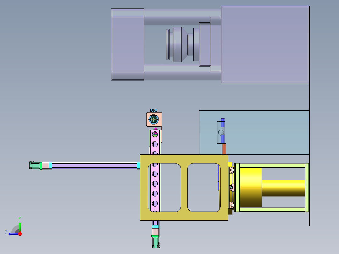 钢棒自动上料设备sw2020可编辑右视图