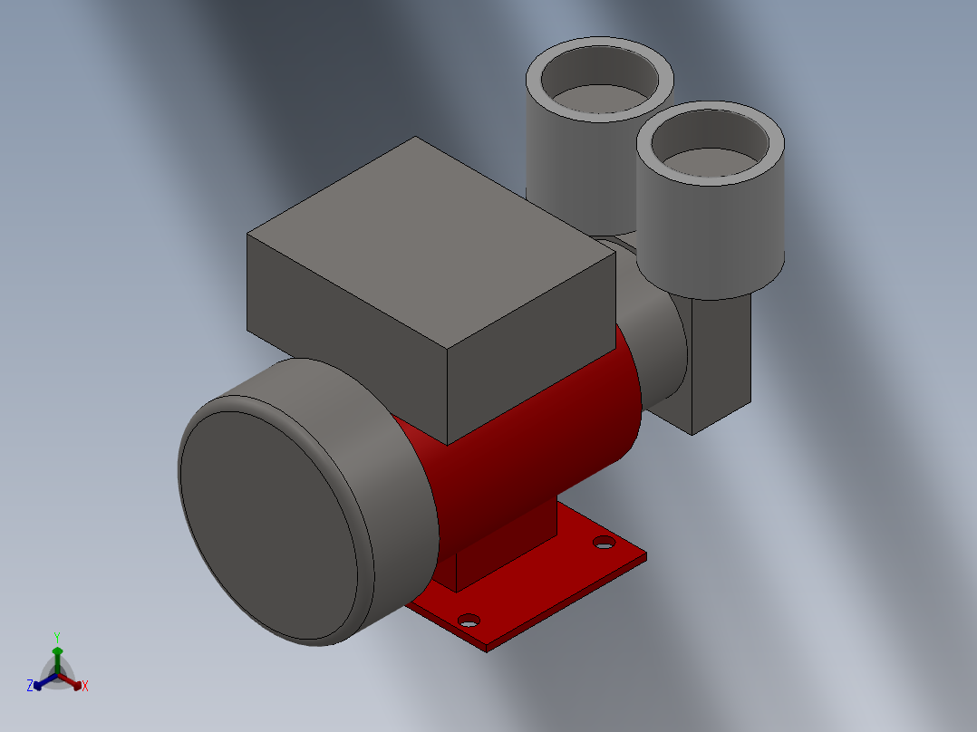 pump-water_booster正等轴测图