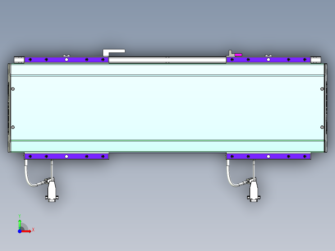 威洛博VL系列直线电机模组-2VL22H3-S250前视图