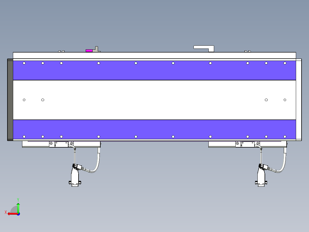 威洛博VL系列直线电机模组-2VL22H3-S250后视图