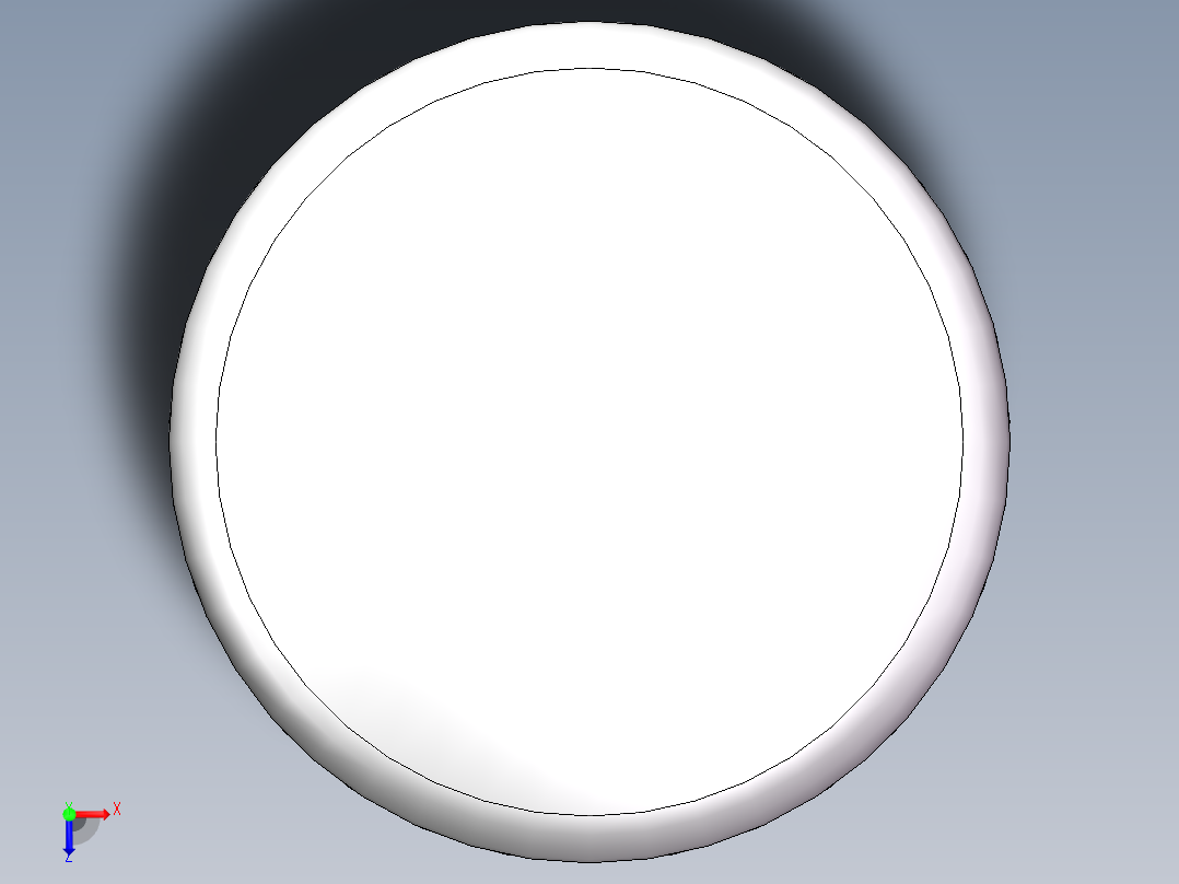 THB碟形封头DN3000俯视图