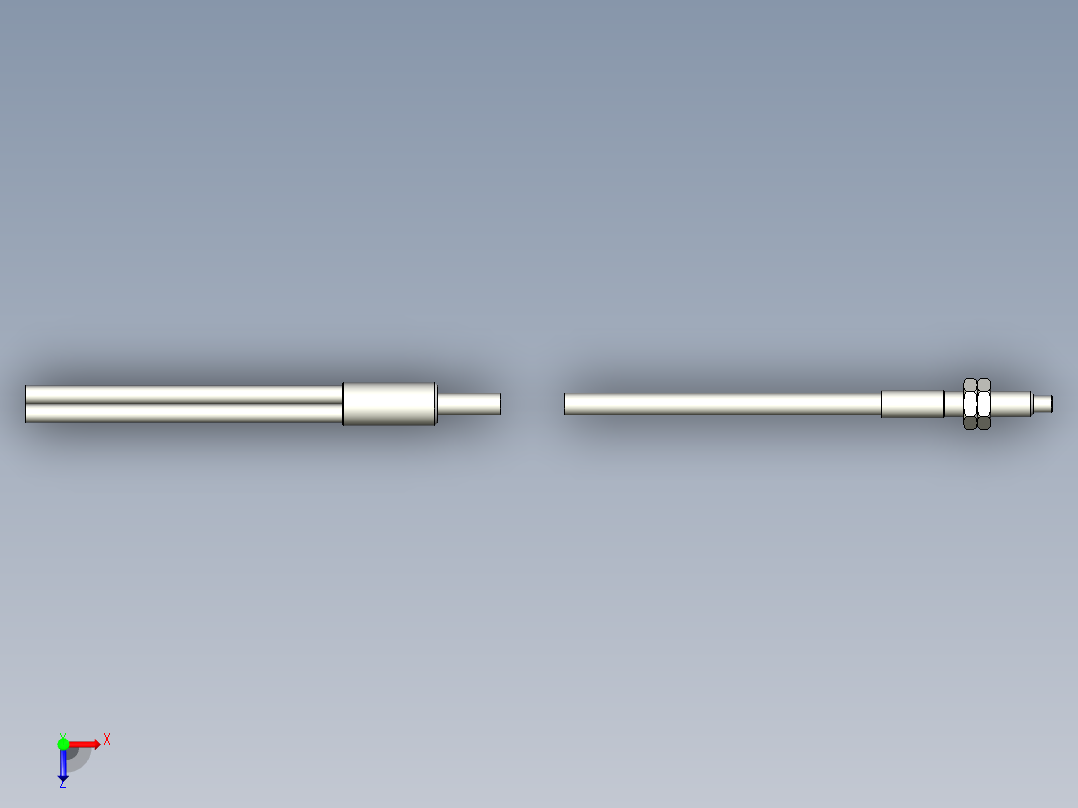 耐高温玻璃光纤_漫反射型FR-GW411_3D俯视图