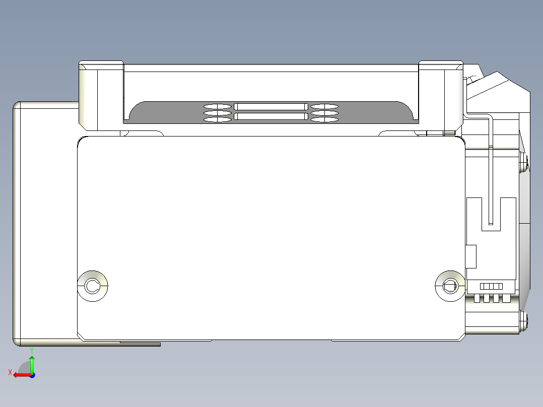 同步带全封闭直线模组TPA-HCB-105D-90-L2200-MR-C-P20-N3后视图
