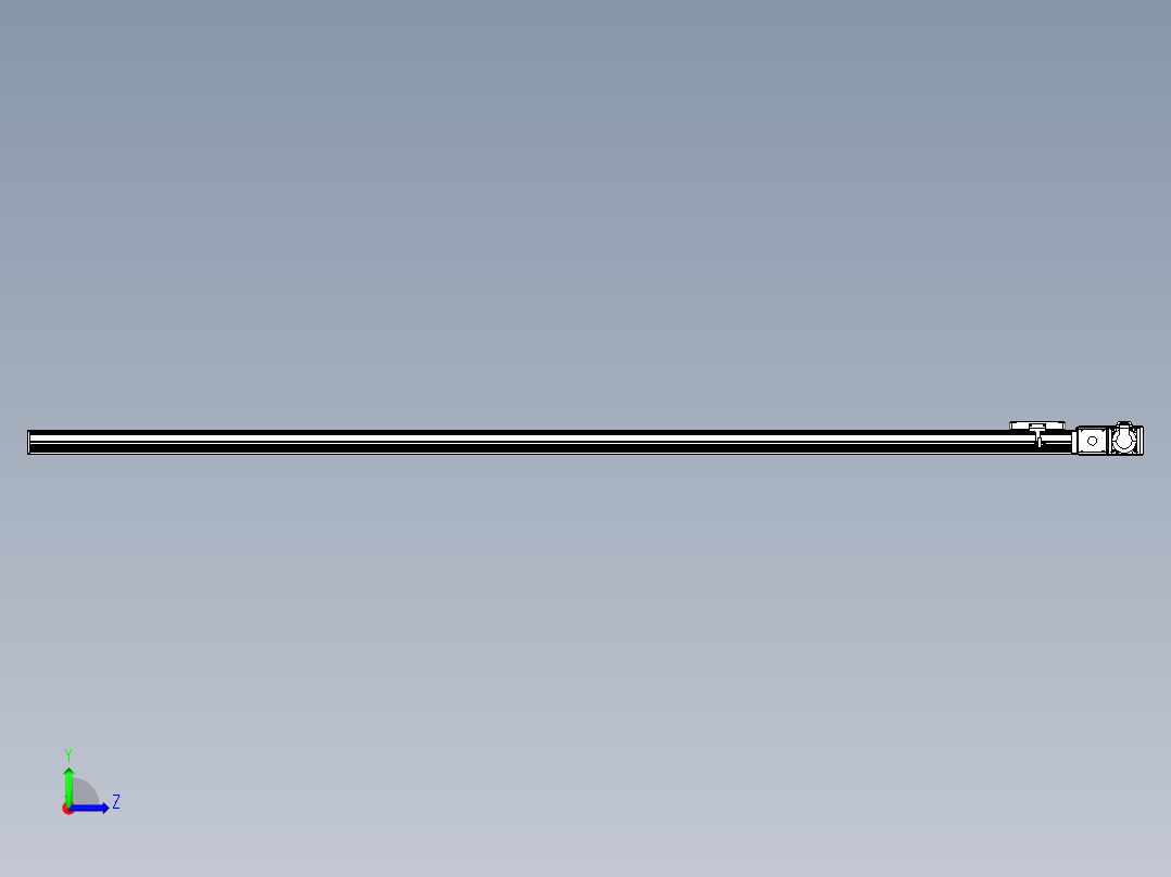 同步带全封闭直线模组TPA-HCB-105D-90-L2200-MR-C-P20-N3左视图
