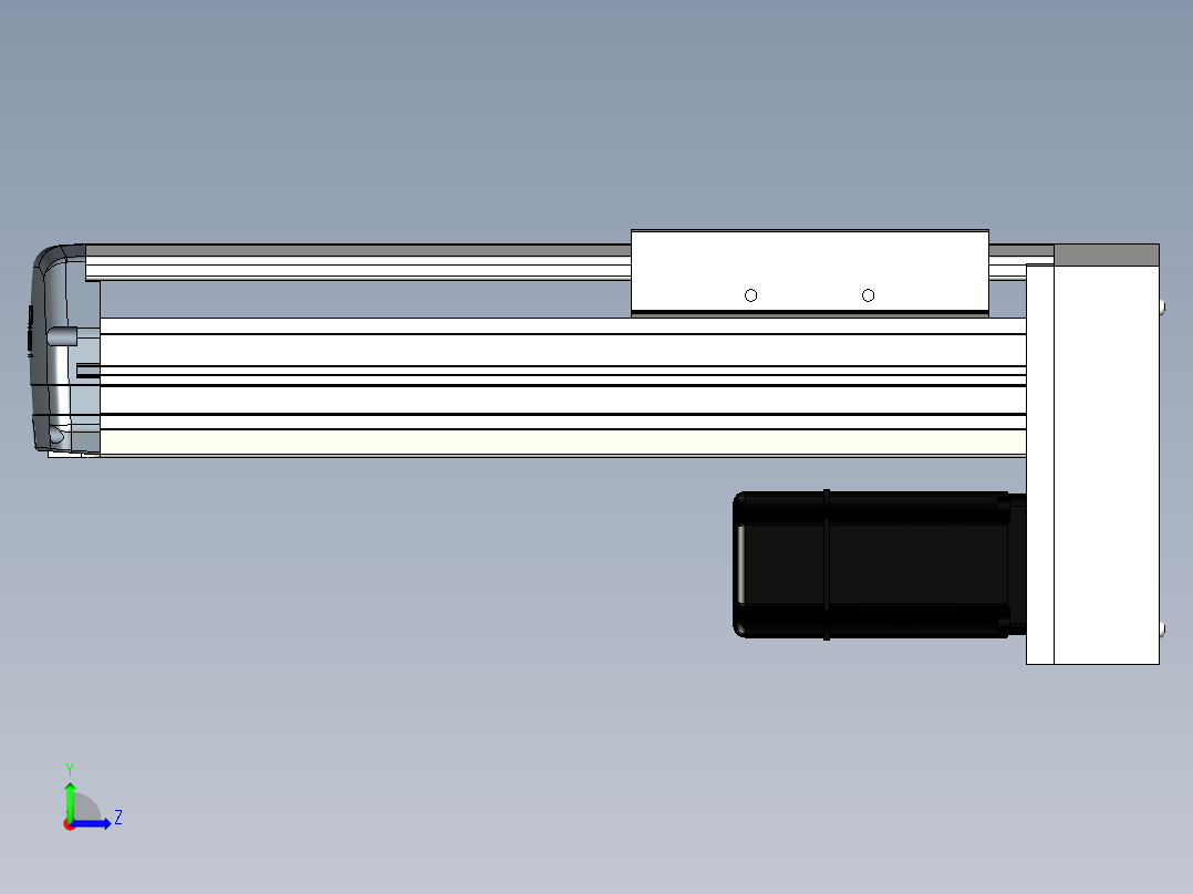 Toyo东佑达直线模组-ETH17-200-BM-M40左视图