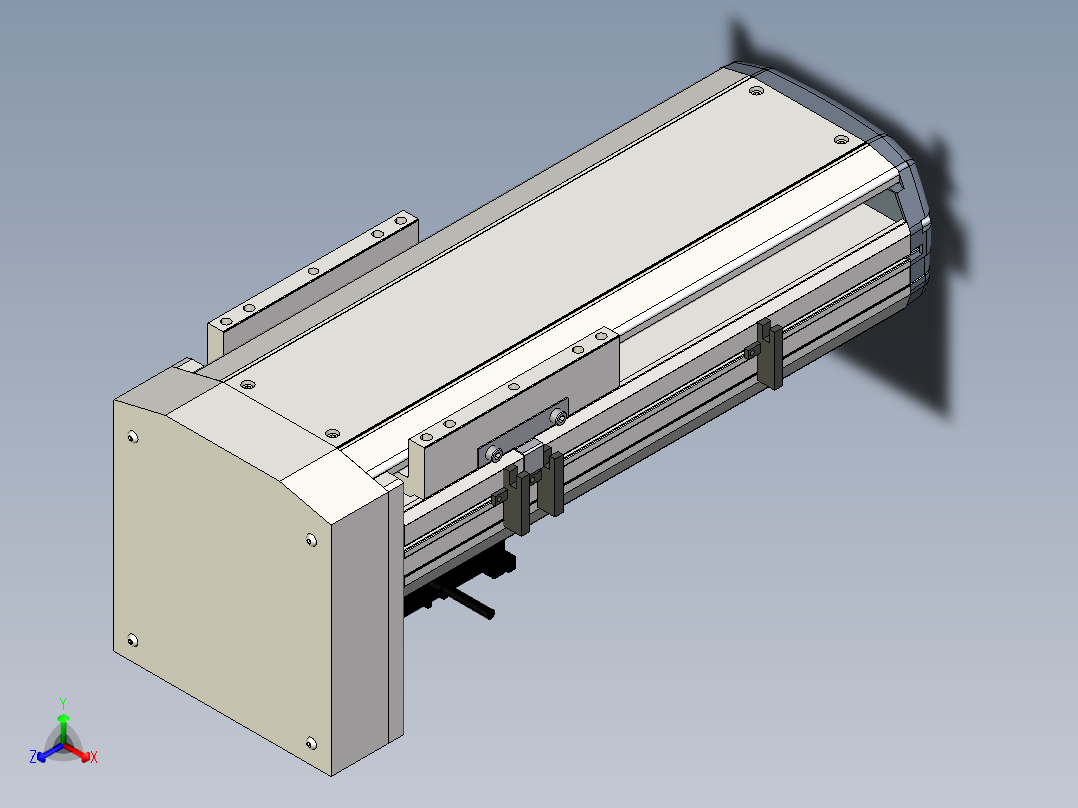 Toyo东佑达直线模组-ETH17-200-BM-M40正等轴测图
