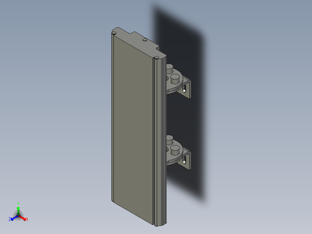 基恩士SL-M12H_kc图纸模型主视图