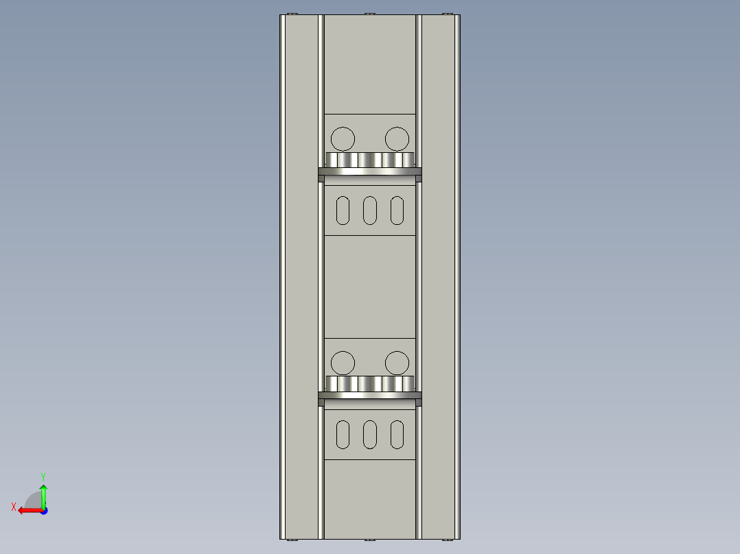 基恩士SL-M12H_kc图纸模型后视图