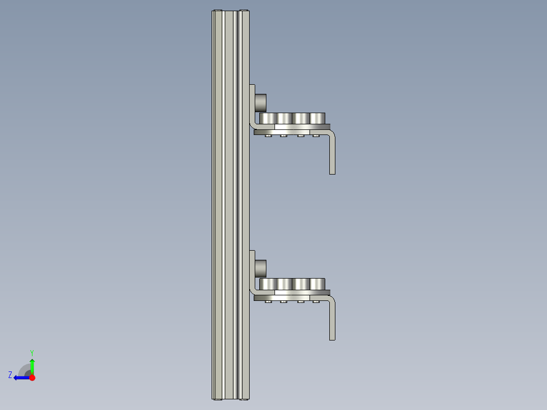 基恩士SL-M12H_kc图纸模型右视图