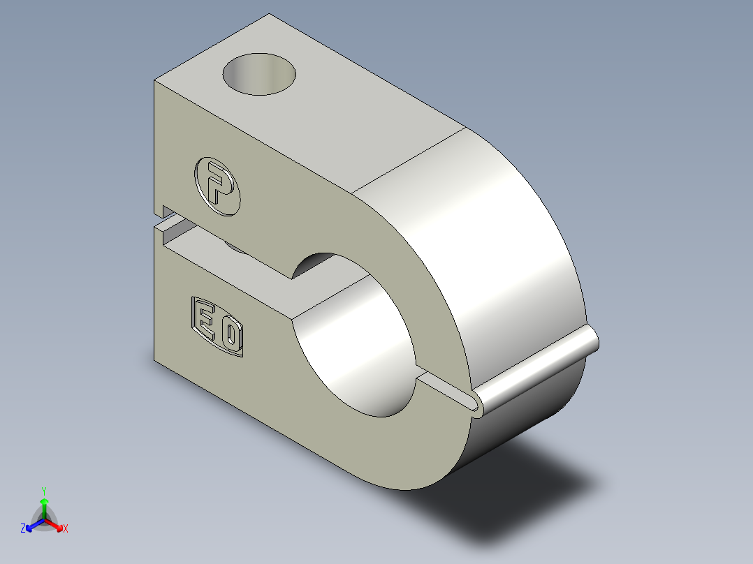 用于软管和硬管接头的工具RON416X正等轴测图