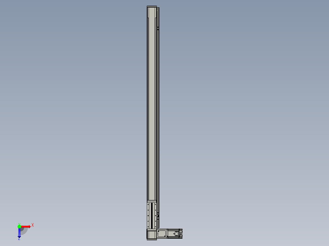 欧规系列-LB8-L150-S1500-BL-ZP75-C3俯视图