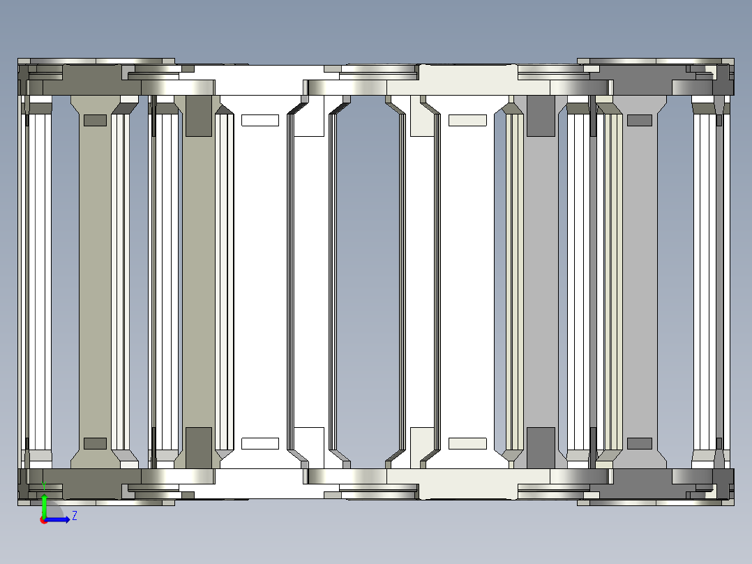 重型链条左视图