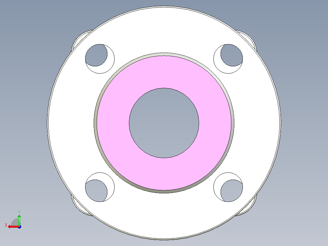 管道手动球阀-水管开关阀-手动阀门User Library-md52c150dn40-1_MD52C150DN40.FCP后视图