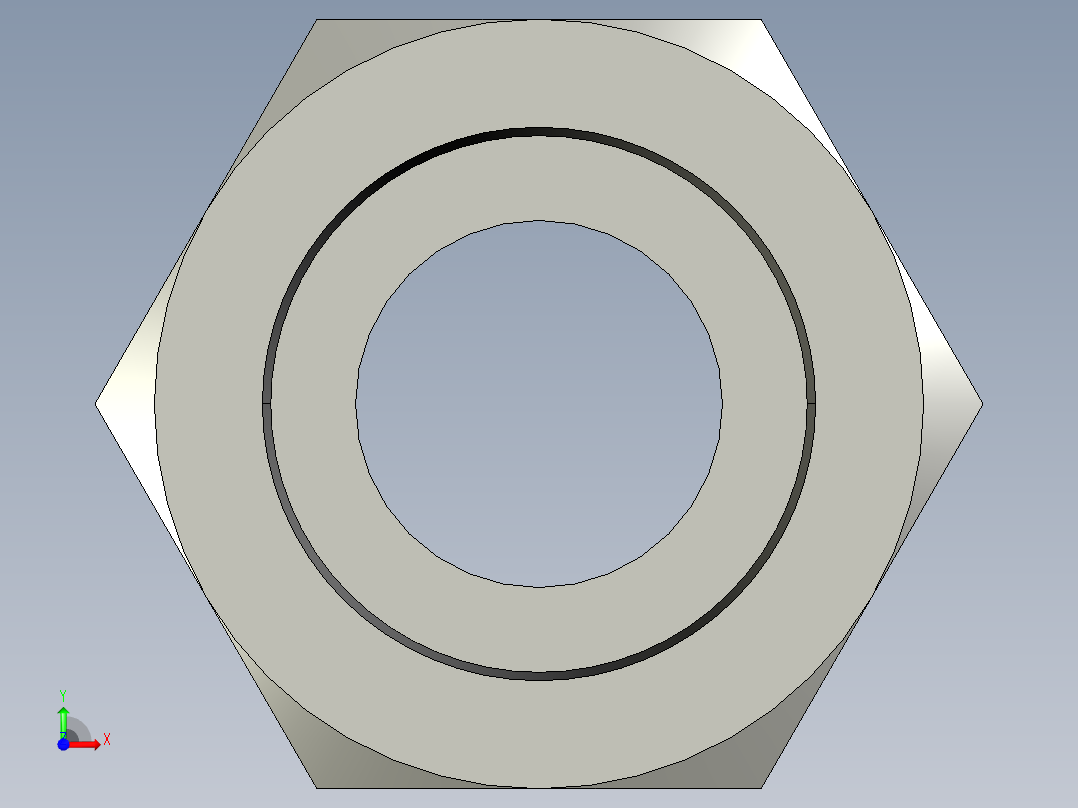 卡套式工业通用硬管接头12_gbu-s前视图