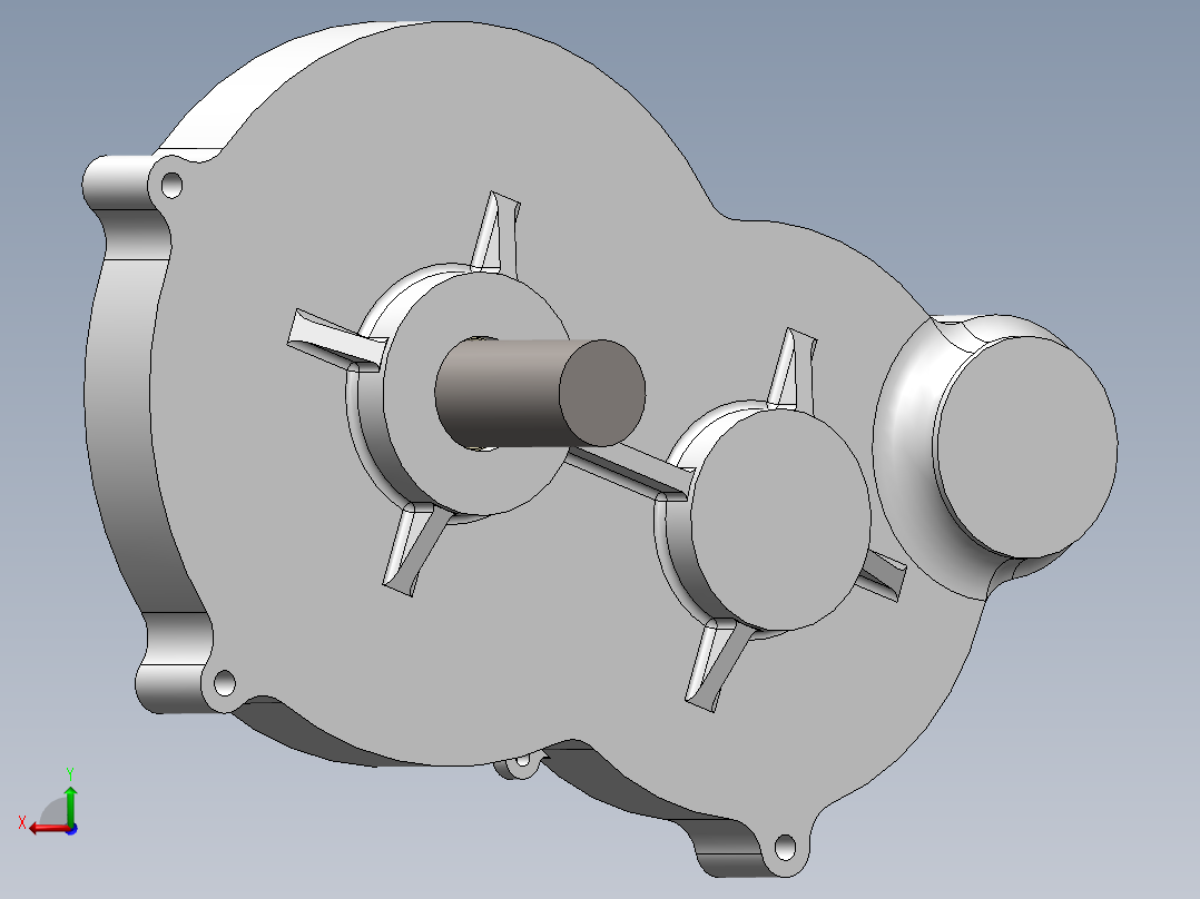 A0002837-二级减速变速箱后视图