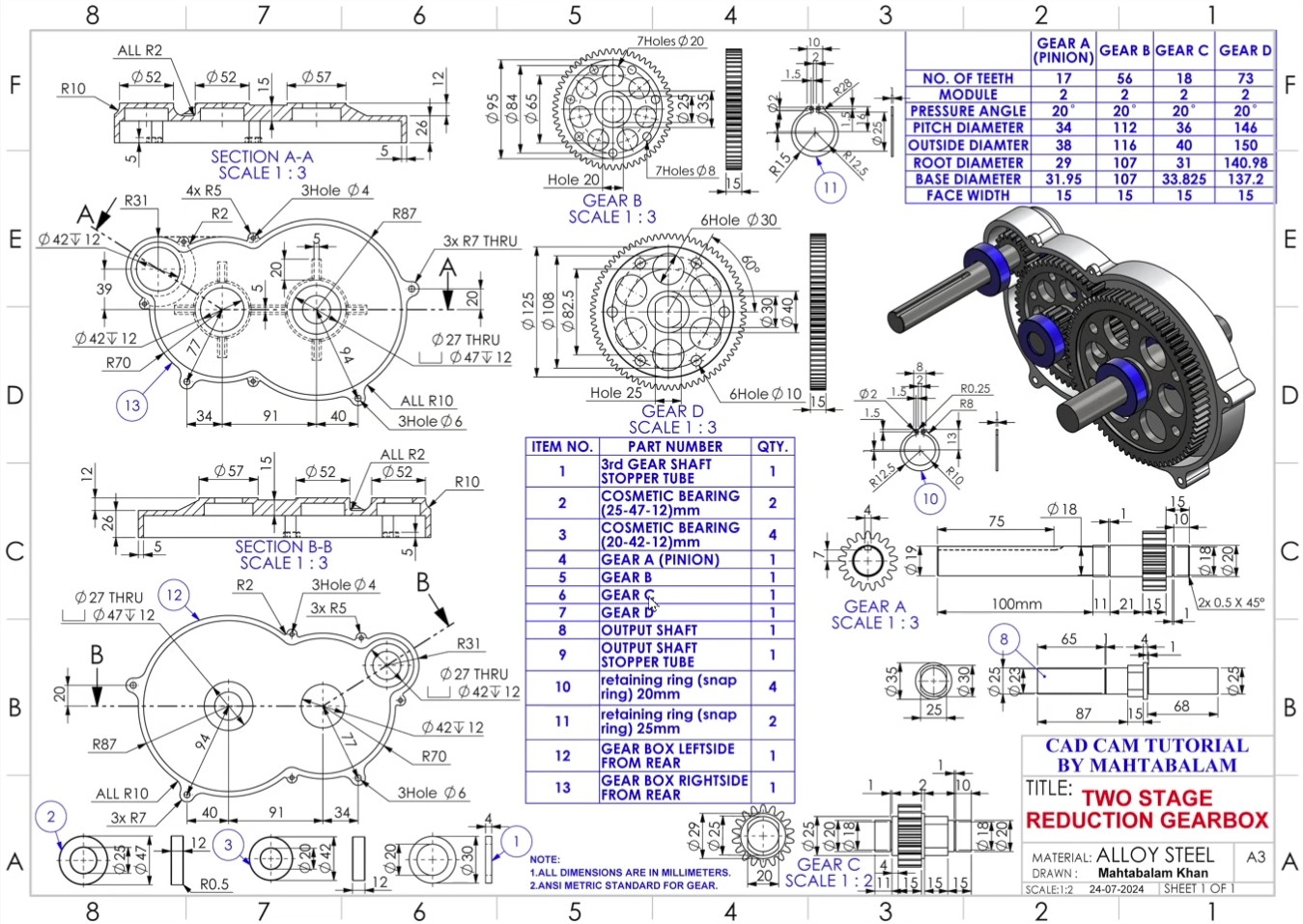 A0002837-二级减速变速箱