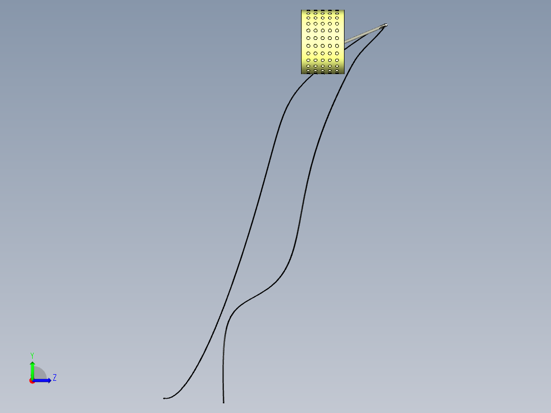 针线留恩模型左视图